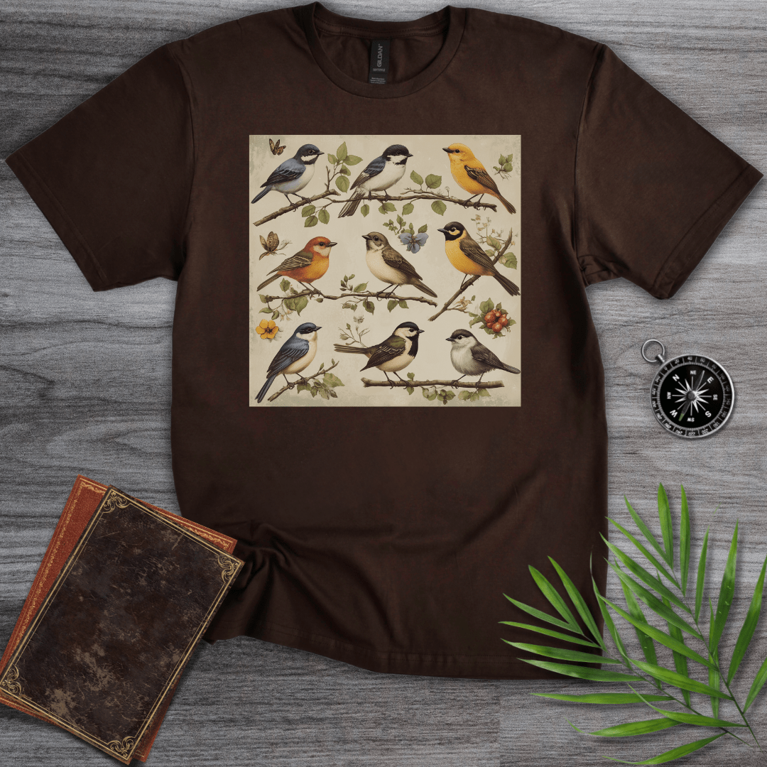 T-Shirt Dark Chocolate / S Bird Species Environment T-Shirt