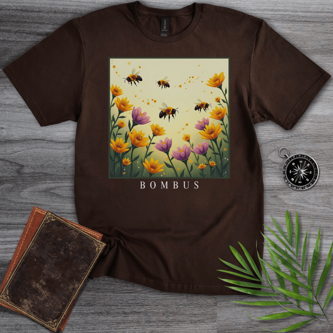 T-Shirt Dark Chocolate / S Bombus: Bumble Bee T-Shirt