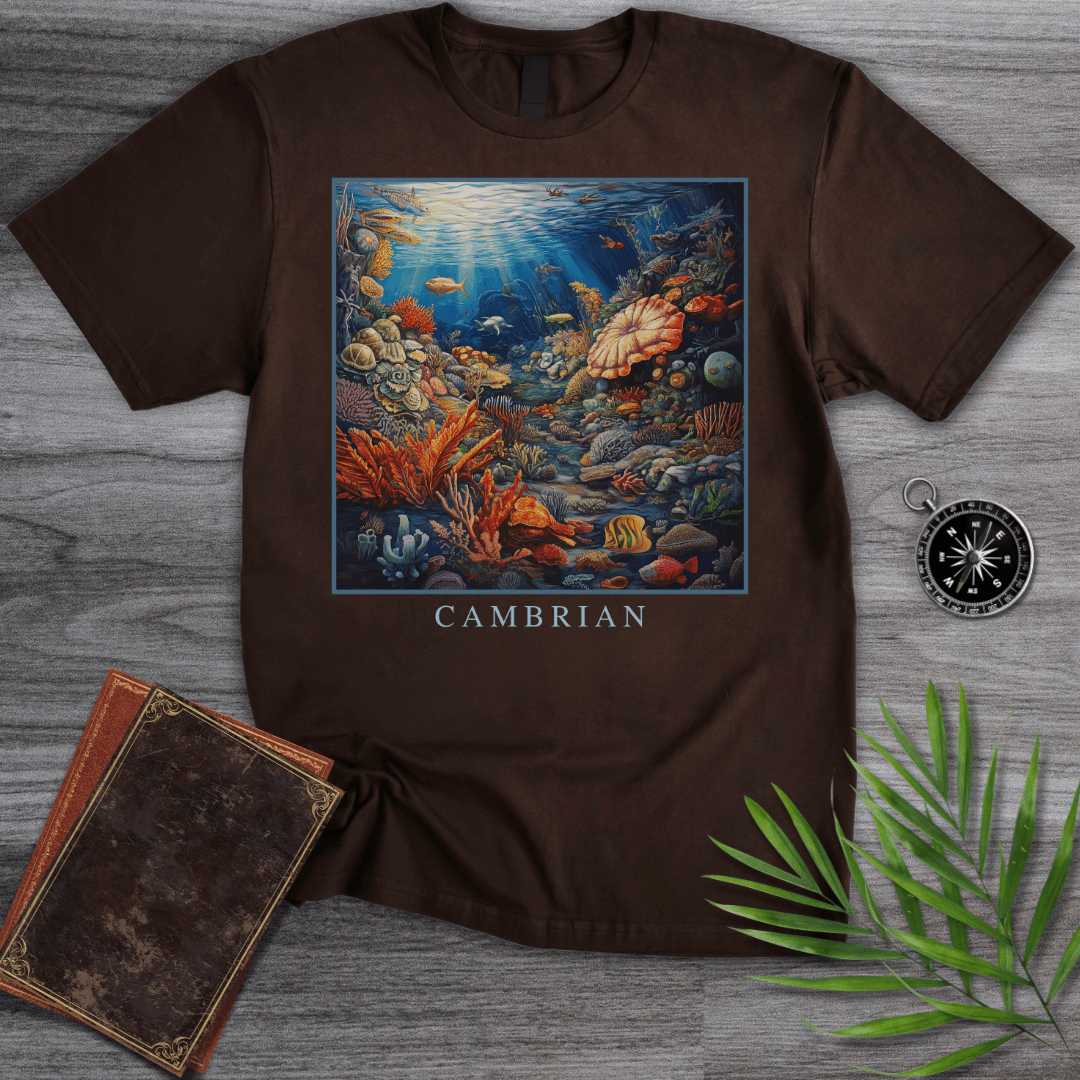 T-Shirt Dark Chocolate / S Cambrian Marine Ecosystem T-Shirt