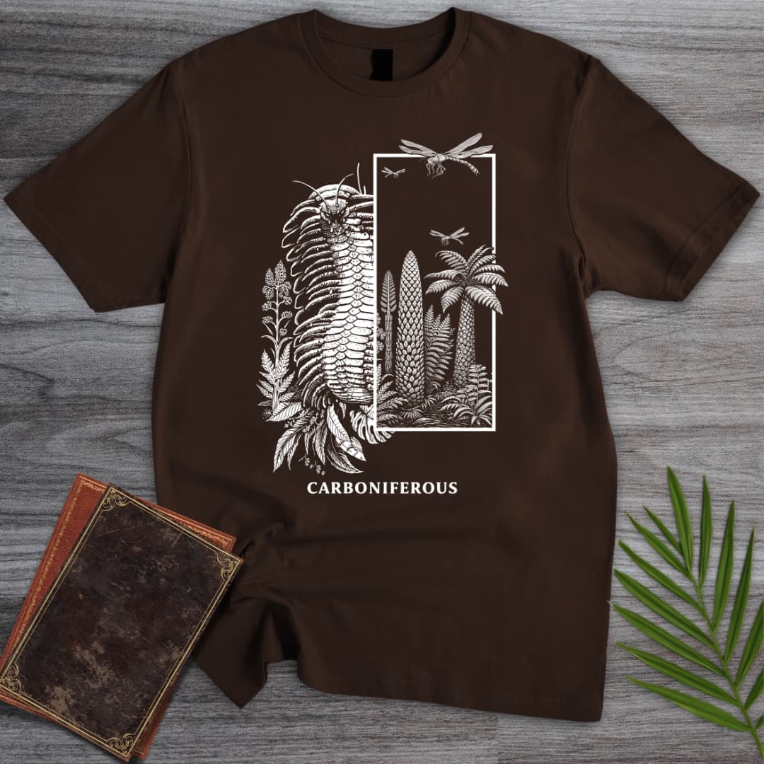 T-Shirt Dark Chocolate / S Carboniferous Prehistoric Goth T-Shirt