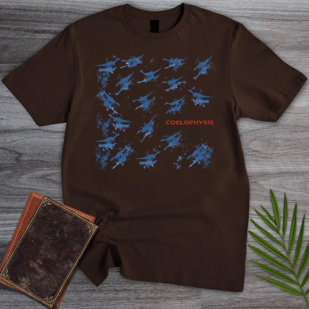 T-Shirt Dark Chocolate / S Coelophysis Shadows T-Shirt