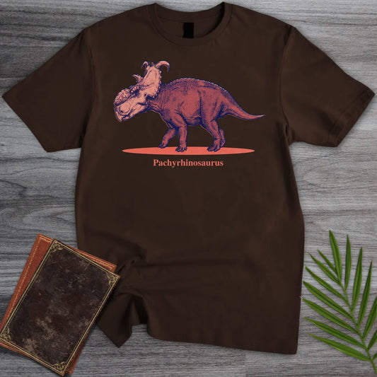 T-Shirt Dark Chocolate / S Coral Boss Pachyrhinosaurus T-Shirt