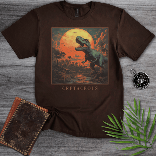 T-Shirt Dark Chocolate / S Cretaceous T-REX Graphic T-Shirt