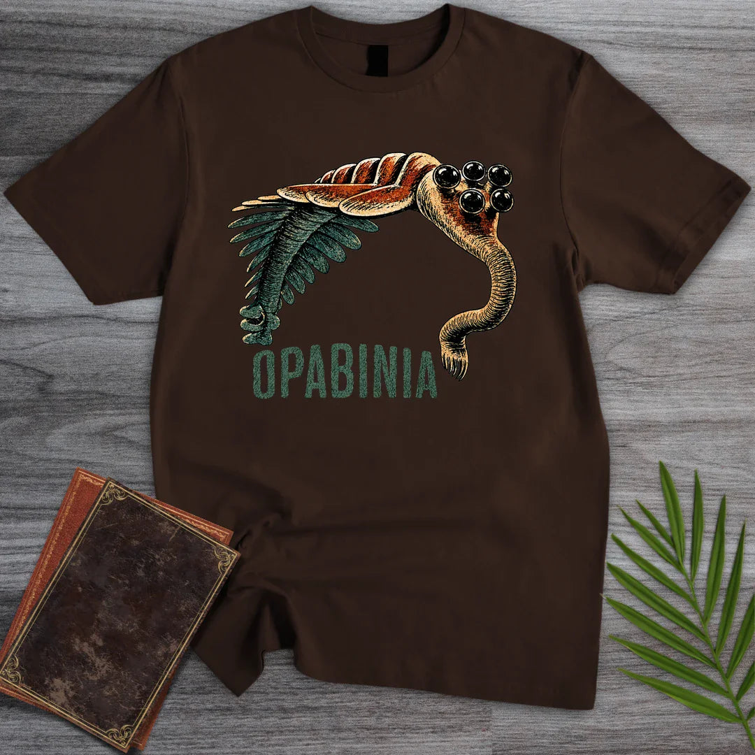 T-Shirt Dark Chocolate / S Curious Opabinia T-Shirt