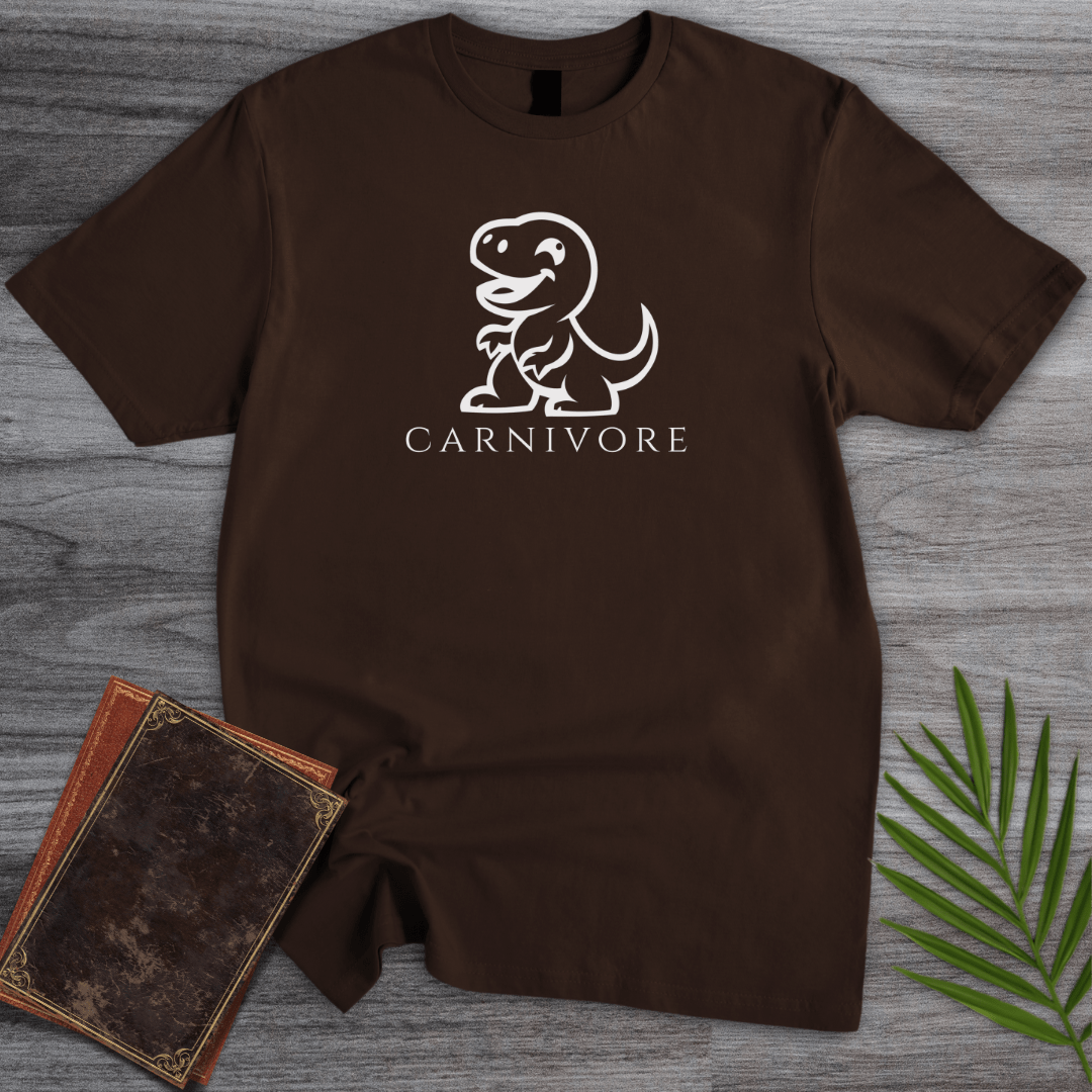 T-Shirt Dark Chocolate / S Cute Dinosaur Carnivore T-Shirt