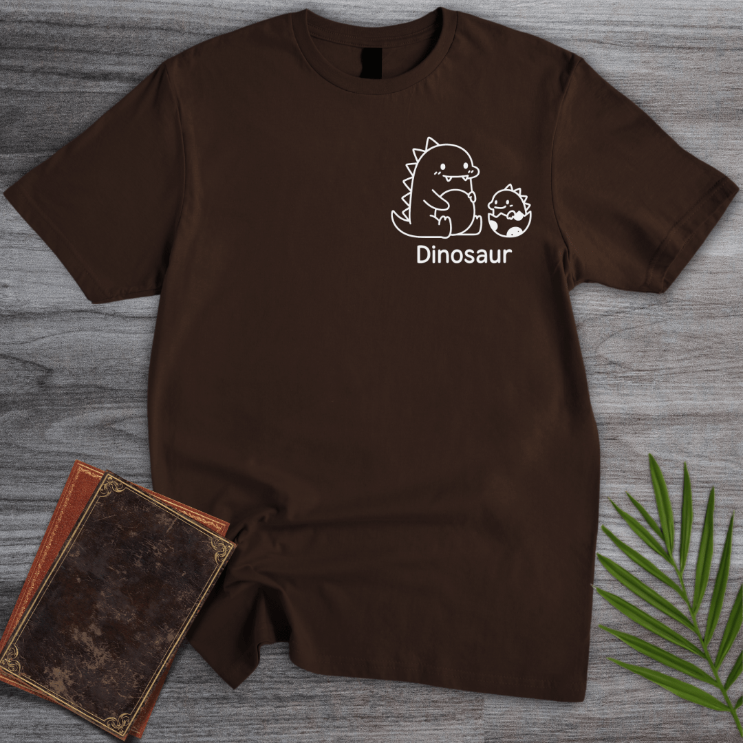 T-Shirt Dark Chocolate / S Cute Dinosaur Egg T-shirt