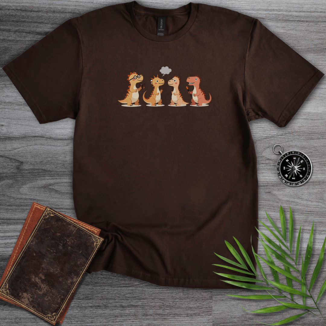 T-Shirt Dark Chocolate / S Cute Dinosaur Friends T-Shirt