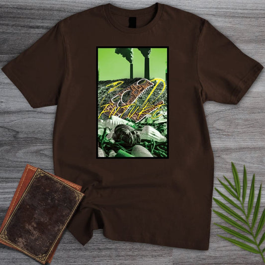 T-Shirt Dark Chocolate / S Dead World Fossil Fuel T-Shirt (D'janjo Nukuruzu Fortissmo)