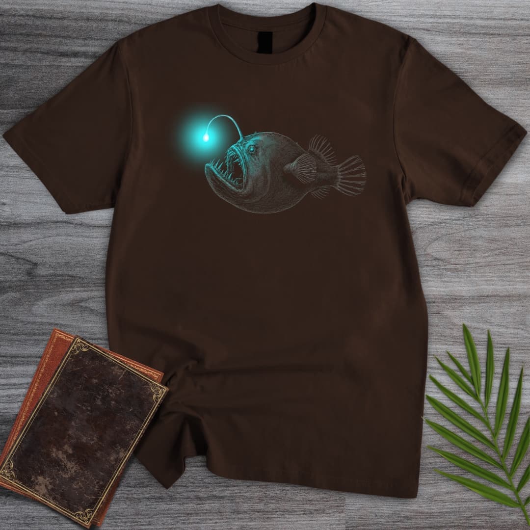 T-Shirt Dark Chocolate / S Deep Anglerfish Light T-Shirt