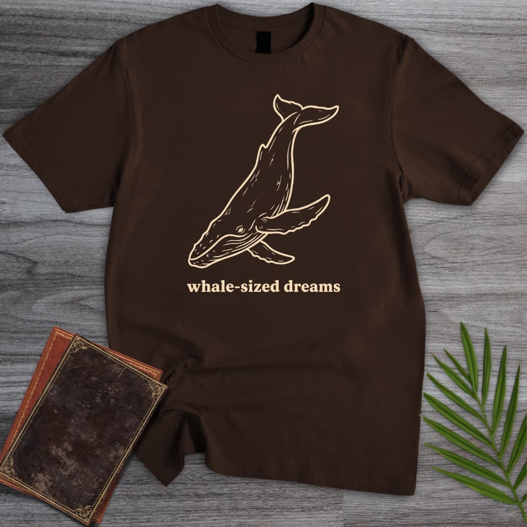 T-Shirt Dark Chocolate / S Deep Thoughts Whale T-Shirt