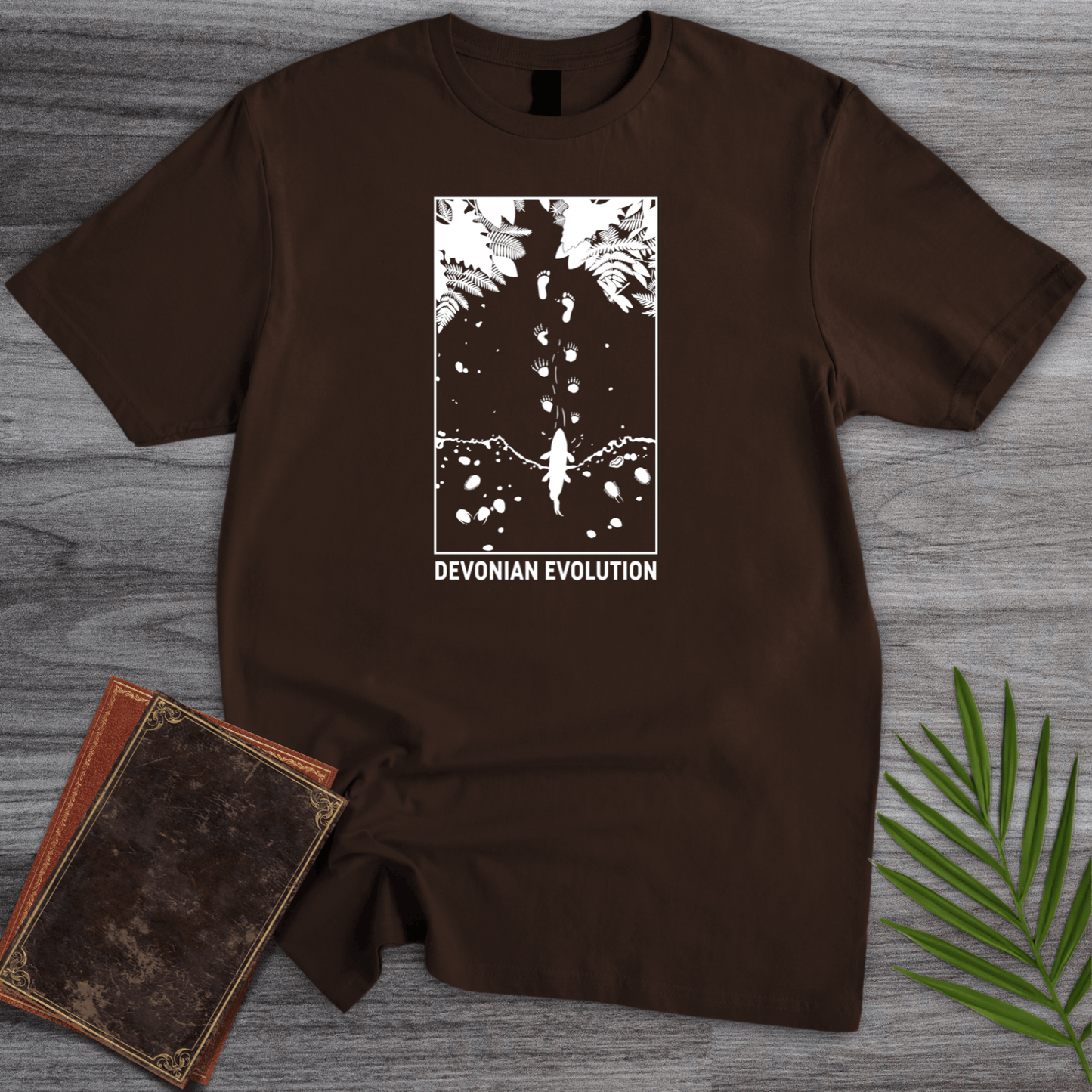 T-Shirt Dark Chocolate / S Devonian Evolution T-Shirt