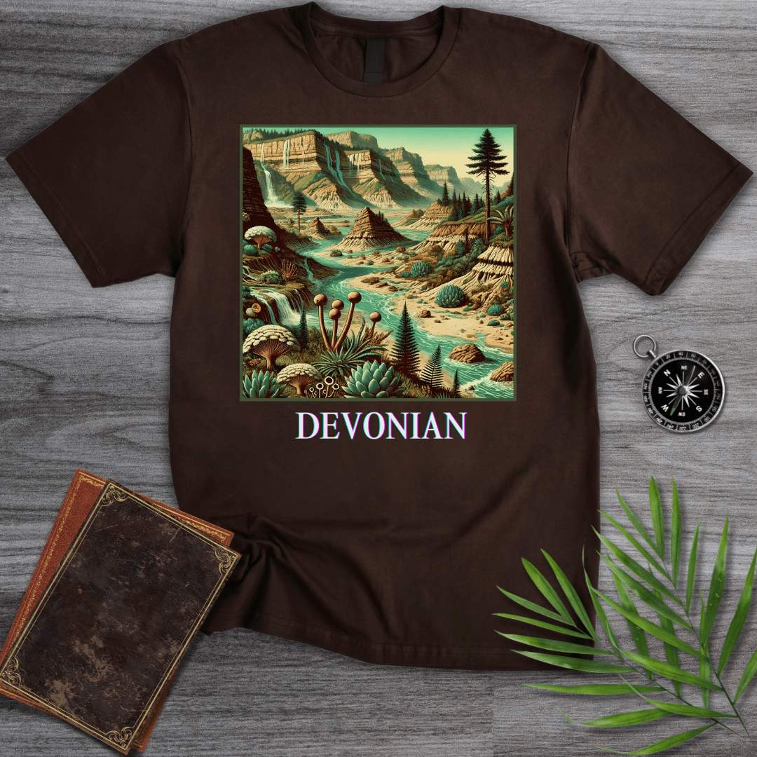 T-Shirt Dark Chocolate / S Devonian Geologic Environment T-Shirt