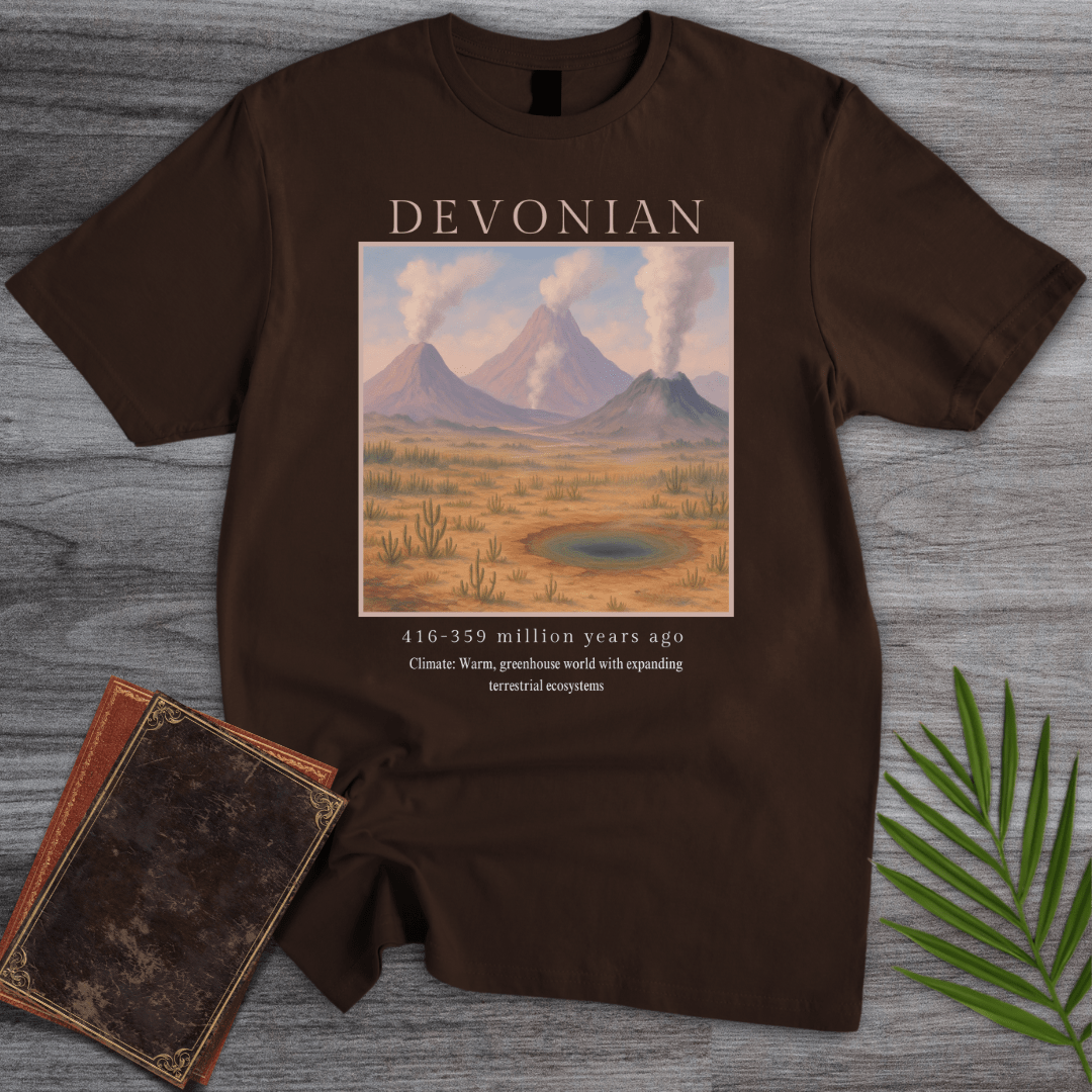 T-Shirt Dark Chocolate / S Devonian Terrestrial Ecosystem T-Shirt