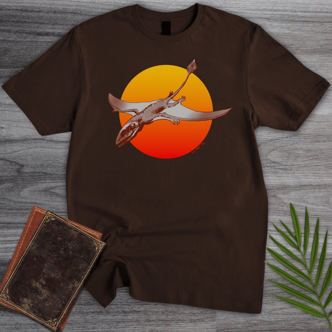 T-Shirt Dark Chocolate / S Dimorphodon Two-Form Tooth T-Shirt (ldn_rdnt_art)