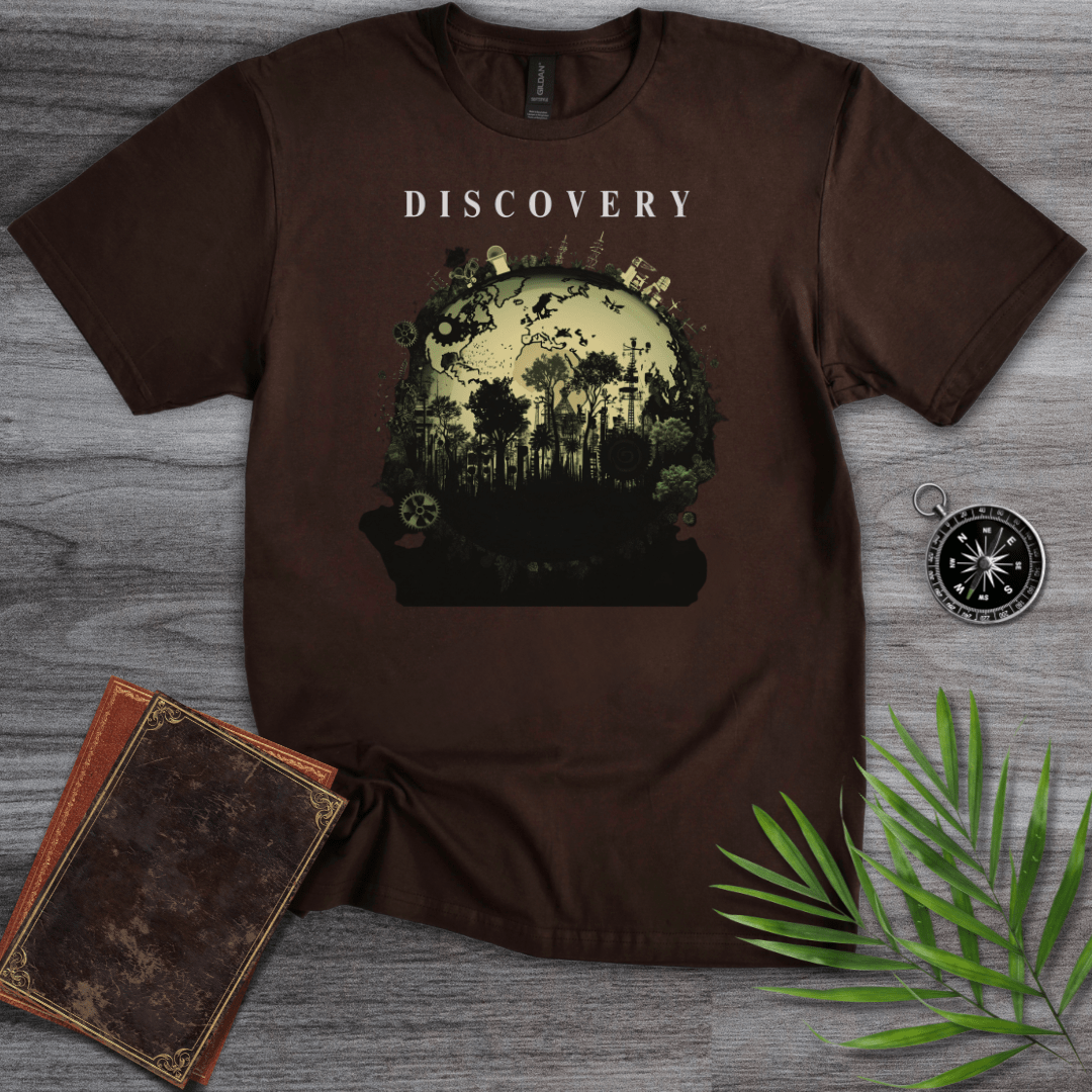 T-Shirt Dark Chocolate / S Discovery Earth Graphic T-Shirt