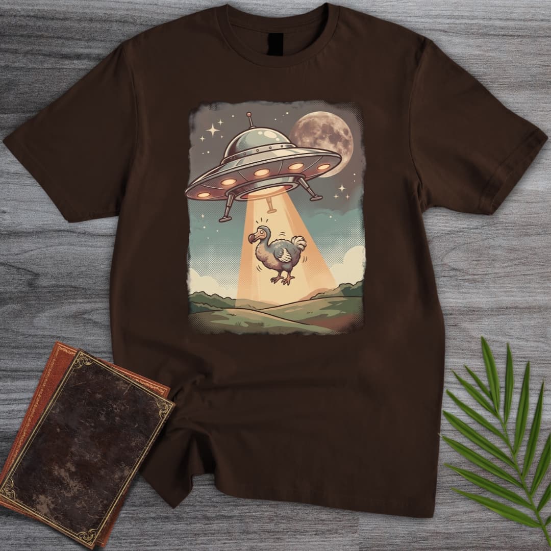 T-Shirt Dark Chocolate / S Dodo UFO Abduction T-Shirt