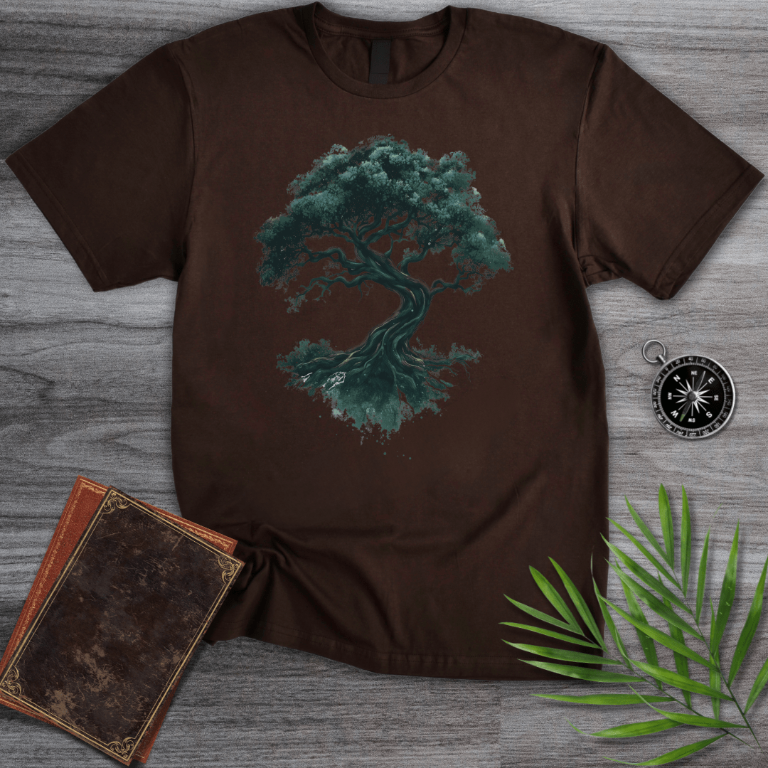 T-Shirt Dark Chocolate / S Elder Tree Graphic T-Shirt