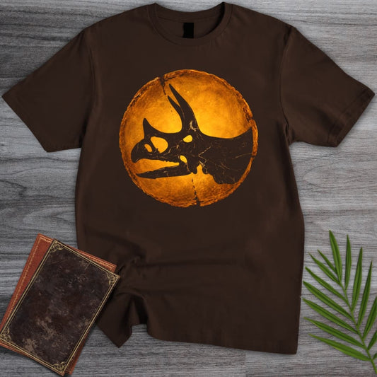T-Shirt Dark Chocolate / S Emberized Triceratops T-Shirt