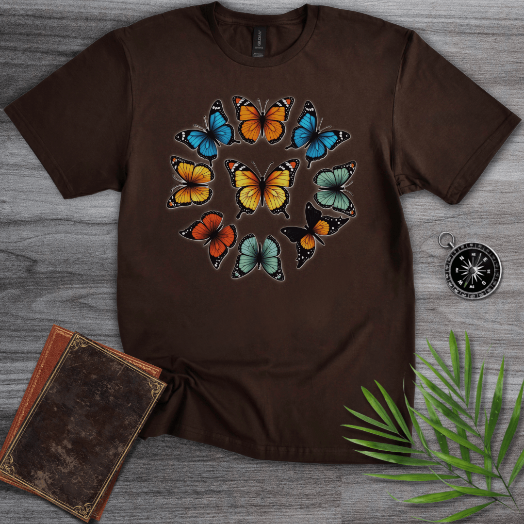 T-Shirt Dark Chocolate / S Entomology: Butterfly T-Shirt