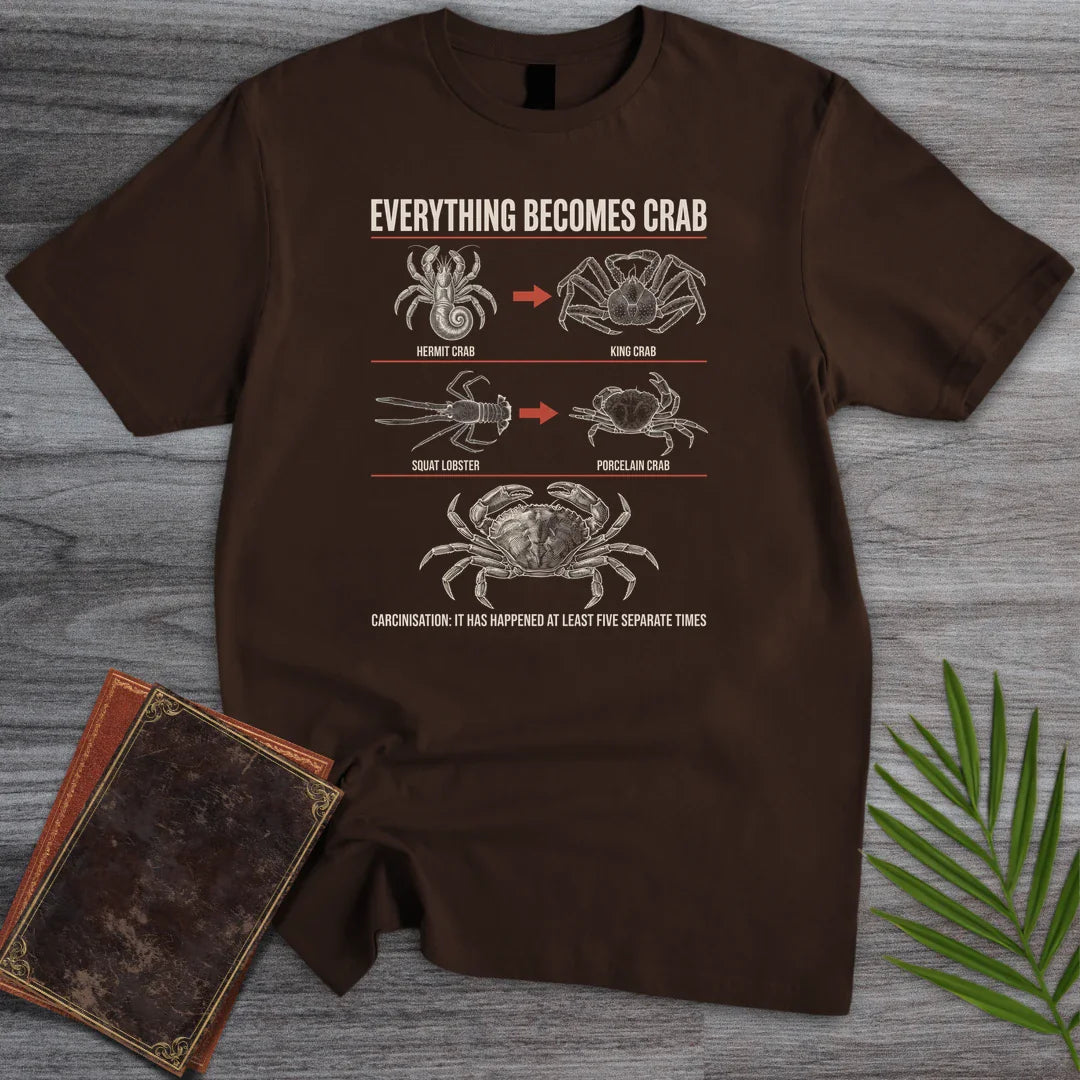 T-Shirt Dark Chocolate / S Everything Becomes Crab T-Shirt