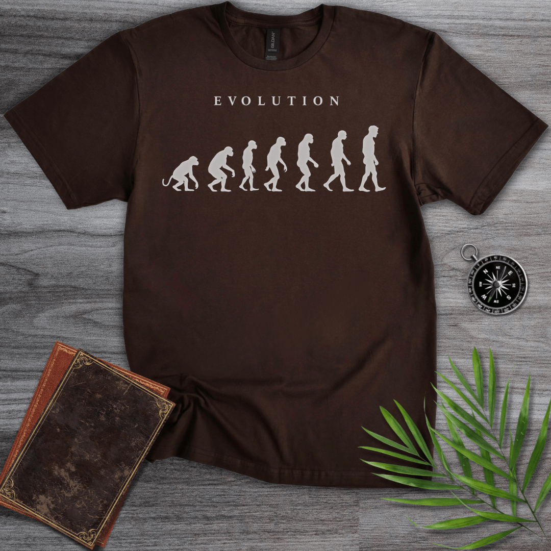 T-Shirt Dark Chocolate / S Evolution Towards Homo-Sapiens T-Shirt