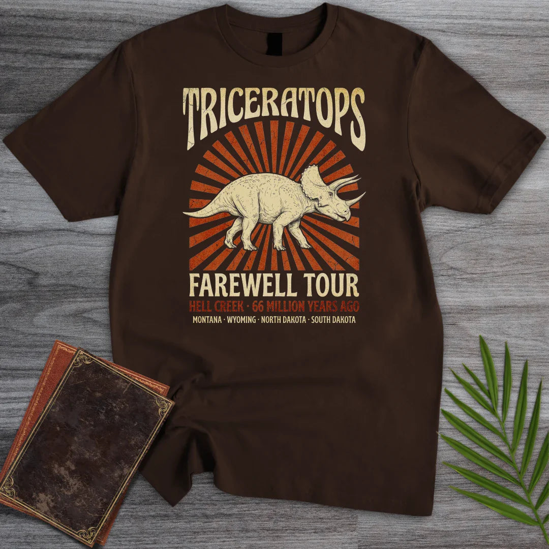 T-Shirt Dark Chocolate / S Farewell Tour Triceratops T-Shirt