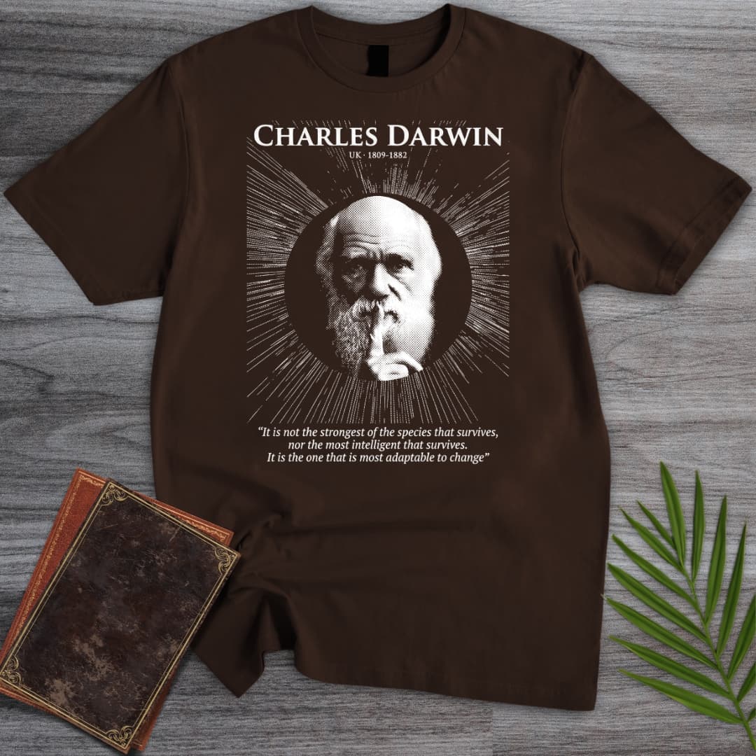 T-Shirt Dark Chocolate / S Father of Evolution T-Shirt