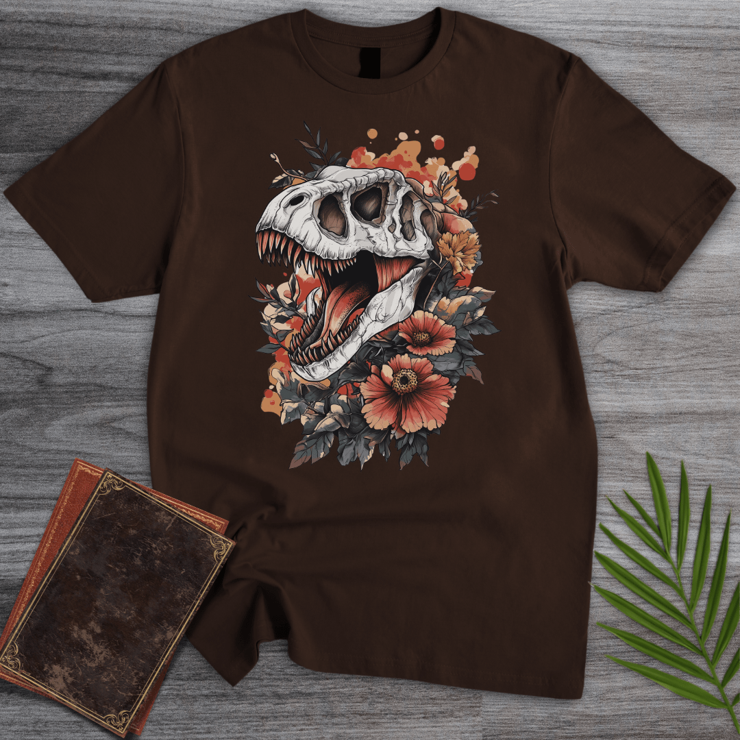 T-Shirt Dark Chocolate / S Floral Fossil Fury T-Shirt