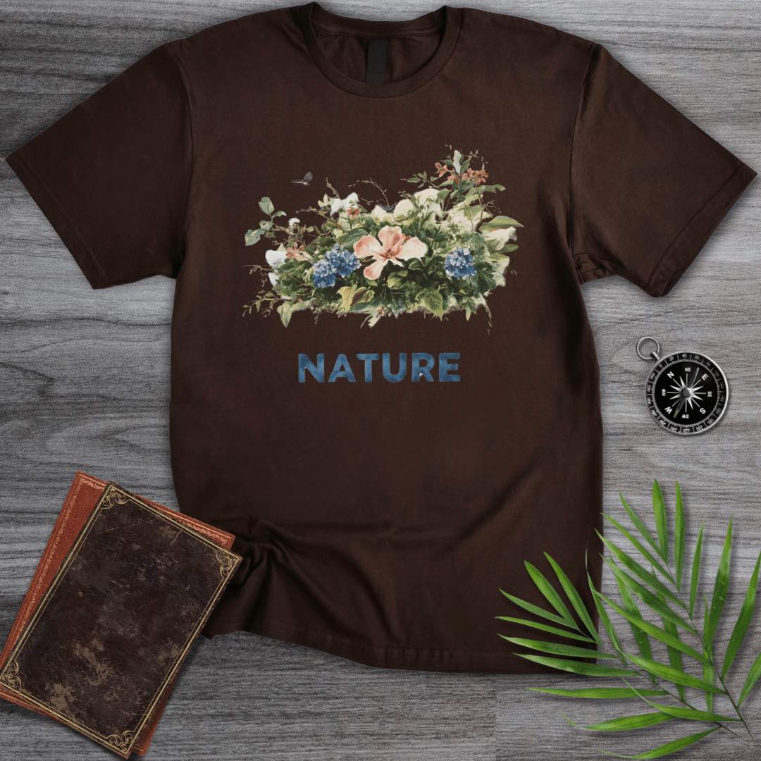 T-Shirt Dark Chocolate / S Floral Nature Bloom T-Shirt