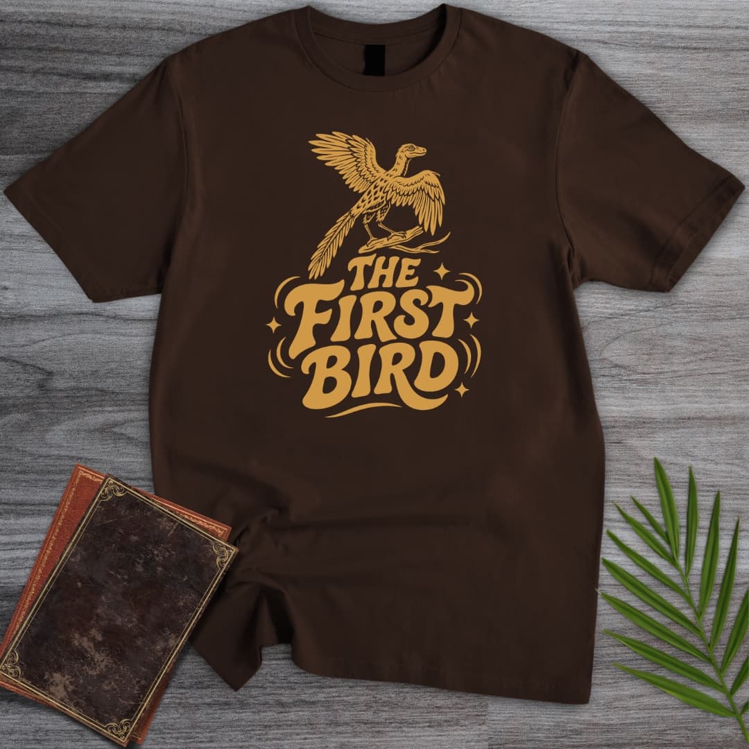 T-Shirt Dark Chocolate / S Golden Archaeopteryx T-Shirt