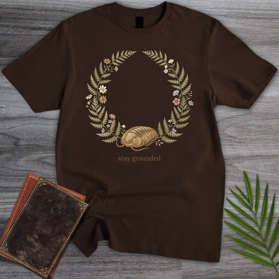 T-Shirt Dark Chocolate / S Grounded Trilobite T-Shirt