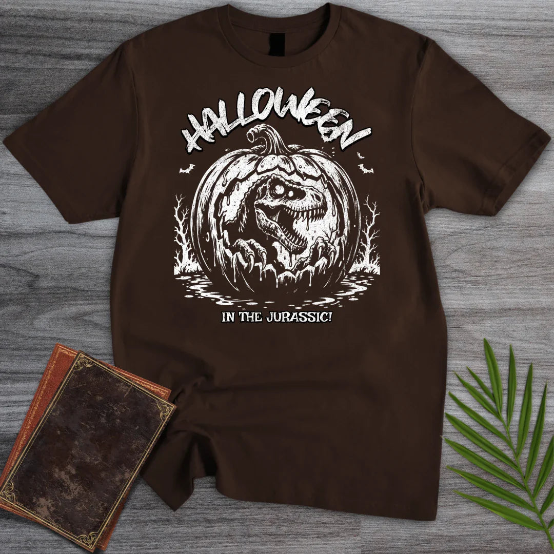 T-Shirt Dark Chocolate / S Halloween in the Jurassic T-Shirt