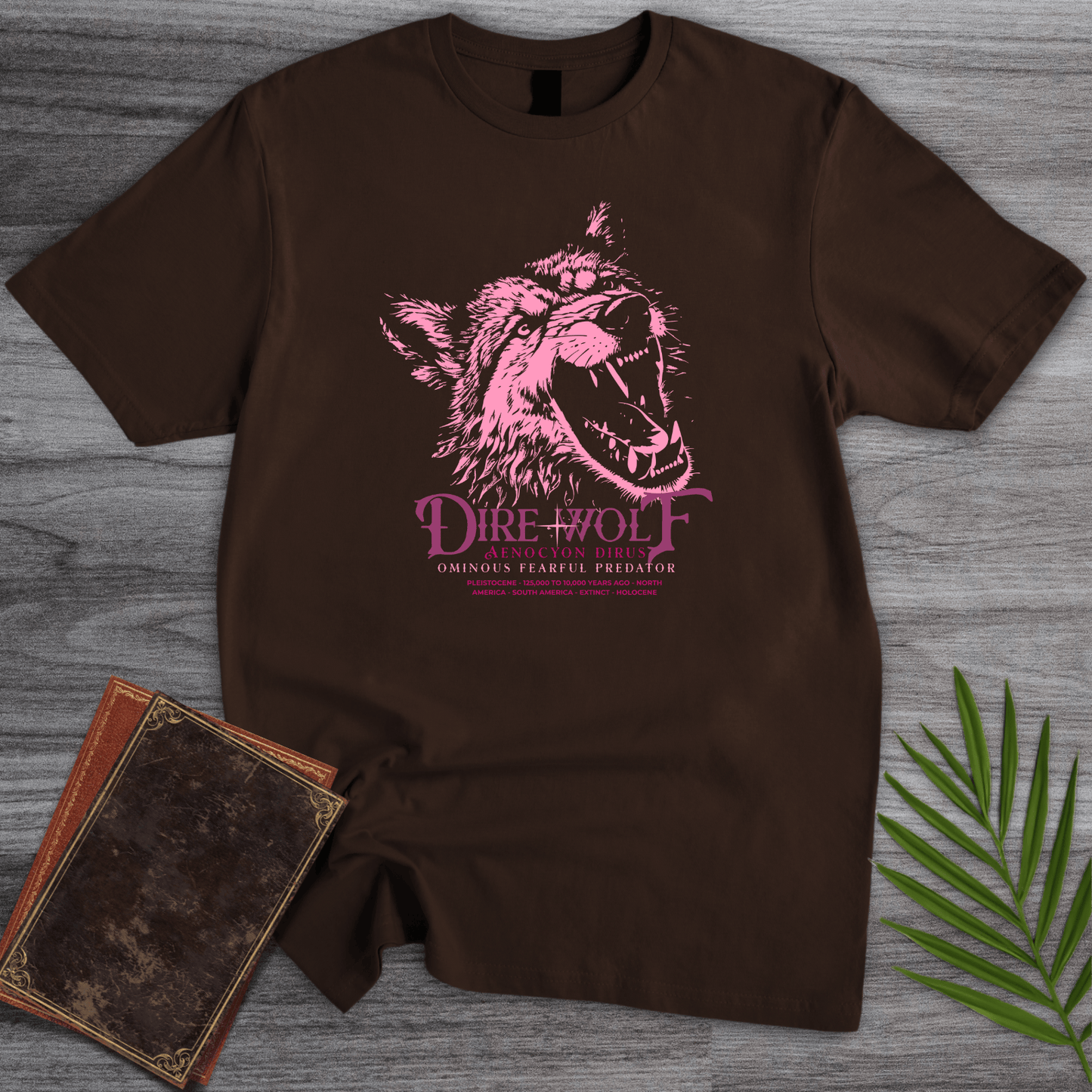 T-Shirt Dark Chocolate / S Hell Dire Wolf T-Shirt