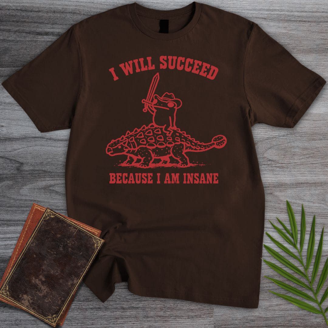 T-Shirt Dark Chocolate / S I Will Succeed T-Shirt
