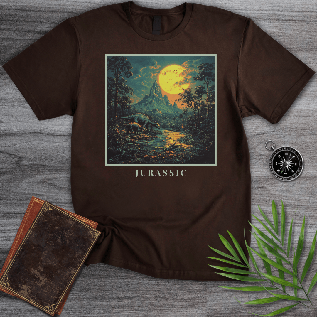 T-Shirt Dark Chocolate / S Jurassic Environment Graphic T-Shirt