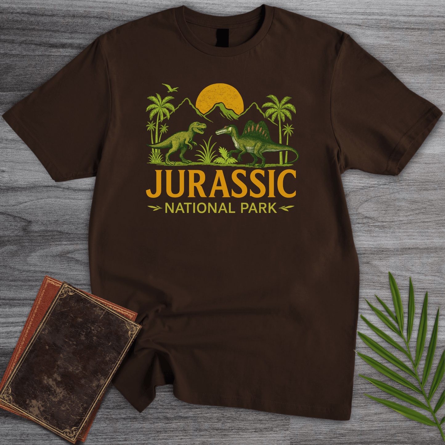 T-Shirt Dark Chocolate / S Jurassic National Park T-Shirt
