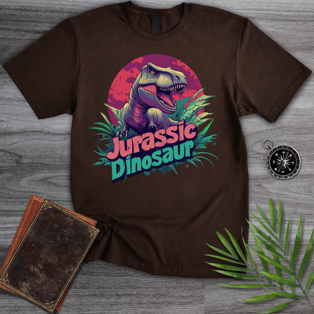 T-Shirt Dark Chocolate / S Jurassic Tyrannosaurus Rex Dinosaur T-Shirt