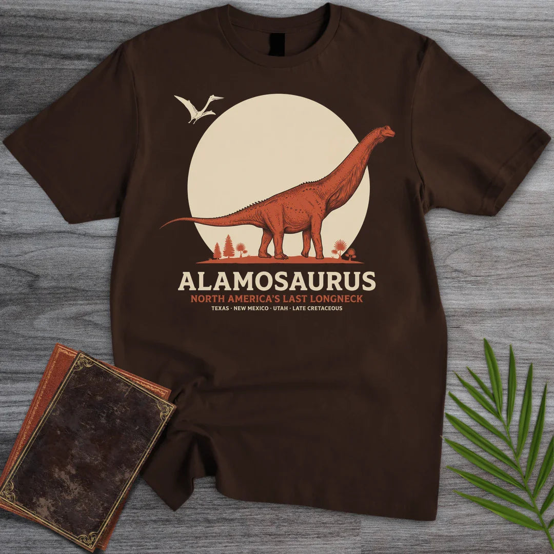 T-Shirt Dark Chocolate / S Last Longneck Alamosaurus T-Shirt