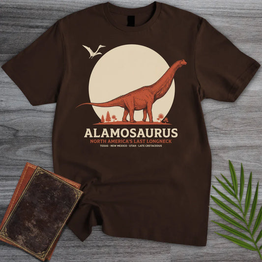 T-Shirt Dark Chocolate / S Last Longneck Alamosaurus T-Shirt