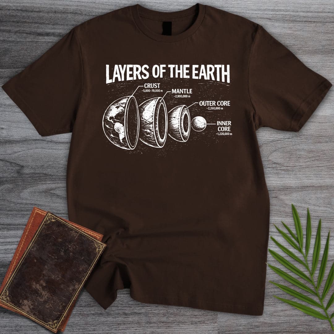 T-Shirt Dark Chocolate / S Layers of the Earth T-Shirt
