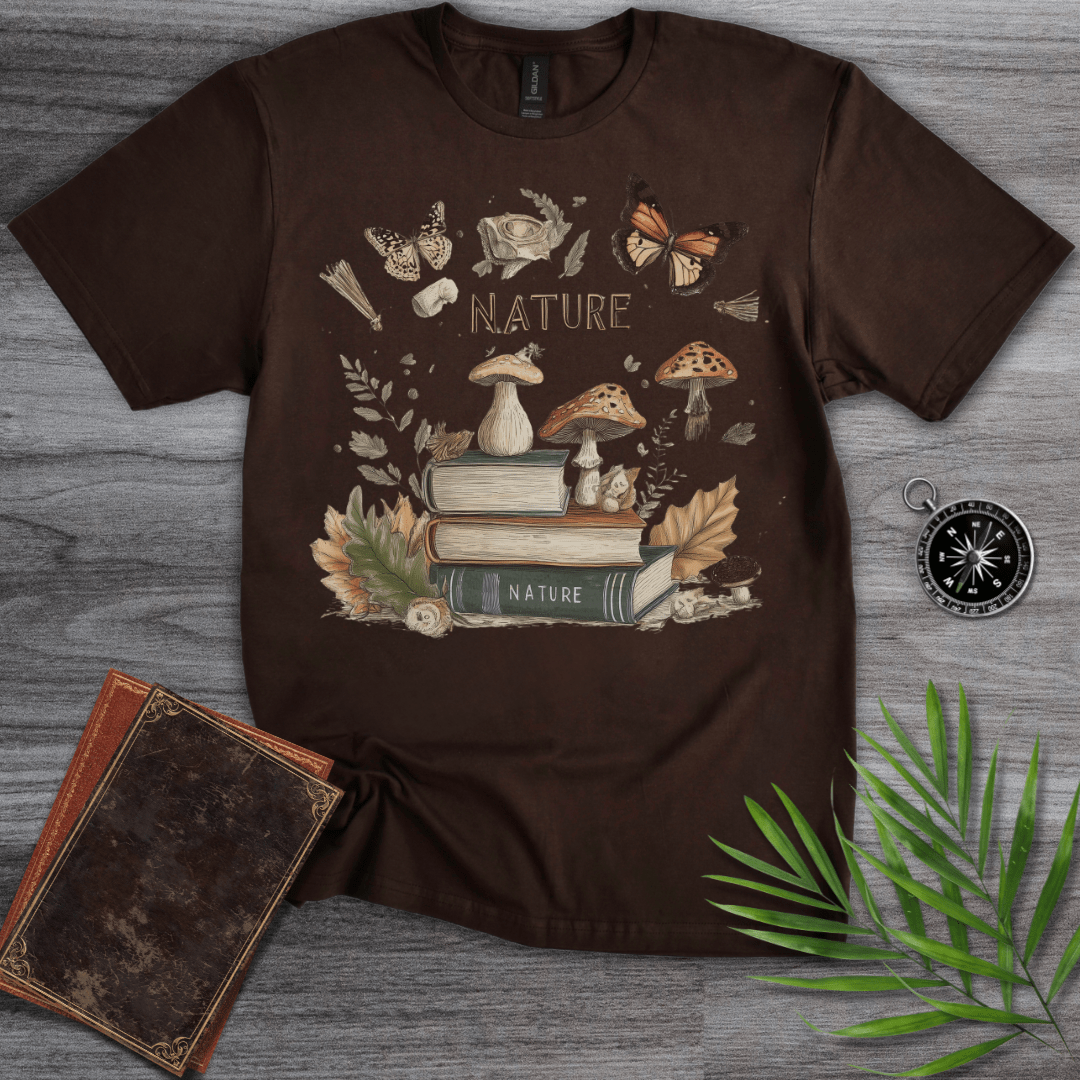 T-Shirt Dark Chocolate / S Learning Nature Vintage T-Shirt