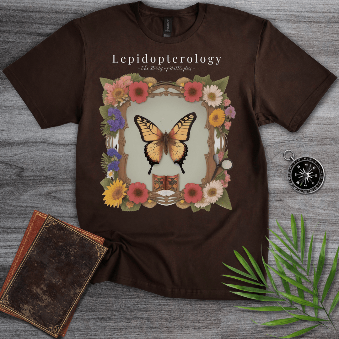 T-Shirt Dark Chocolate / S Lepidopterology Frame T-Shirt