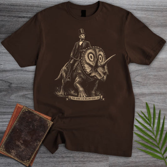 T-Shirt Dark Chocolate / S Lincoln Four Score 66 MYA T-Shirt