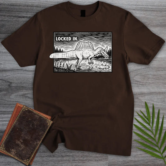 T-Shirt Dark Chocolate / S Locked In Spinosaurus T-Shirt