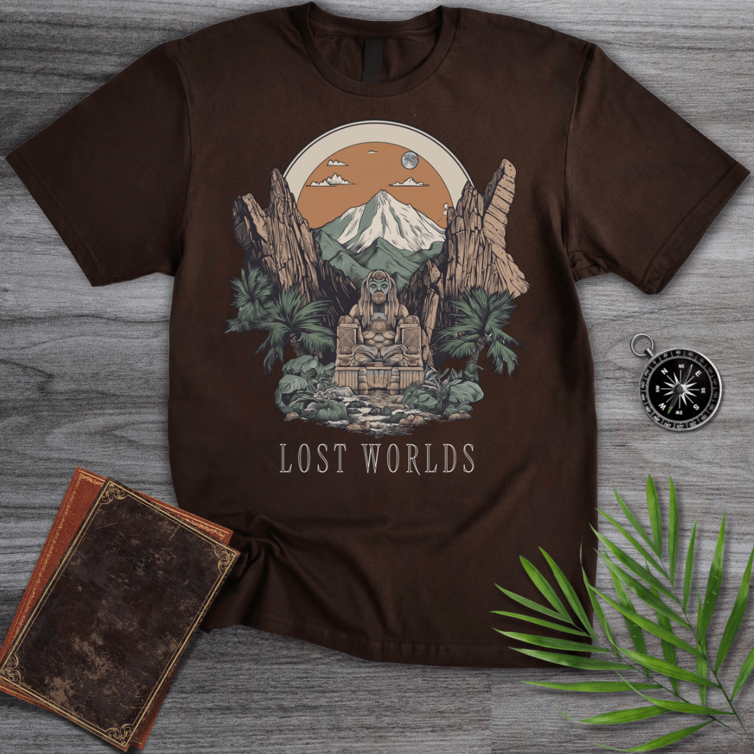 T-Shirt Dark Chocolate / S Lost Worlds: Ancient Nature T-Shirt