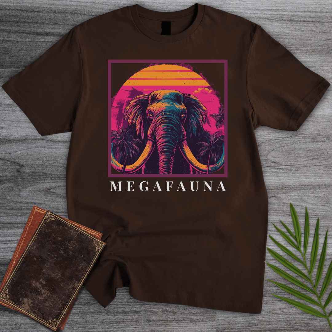 T-Shirt Dark Chocolate / S Megafauna Mammoth at Dusk T-Shirt
