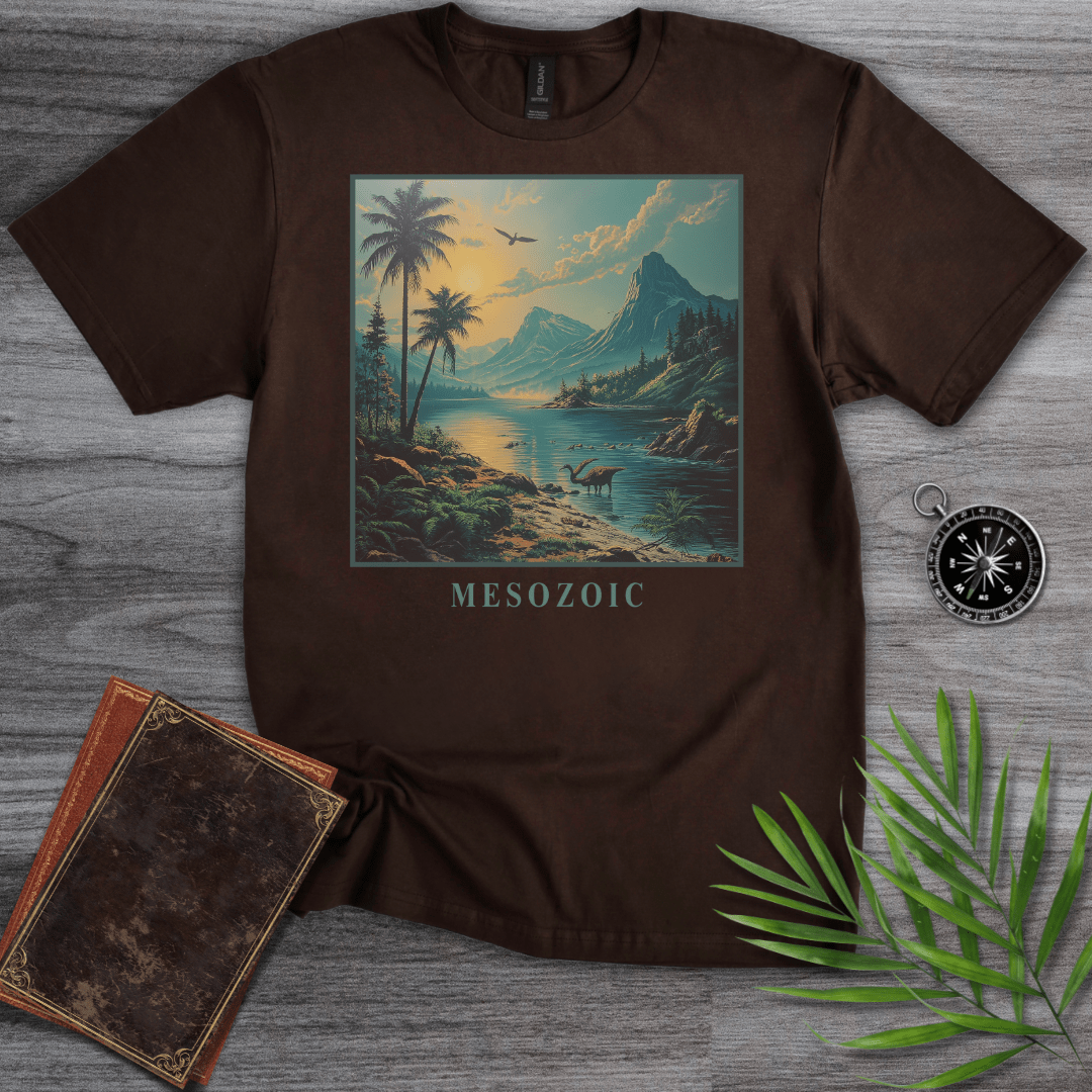 T-Shirt Dark Chocolate / S Mesozoic Environment Graphic T-Shirt