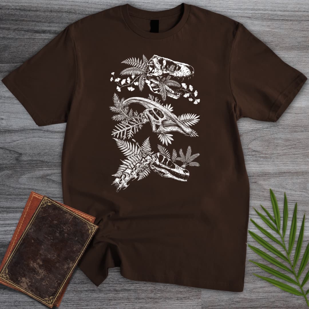T-Shirt Dark Chocolate / S Mesozoic Fossil Forest T-Shirt