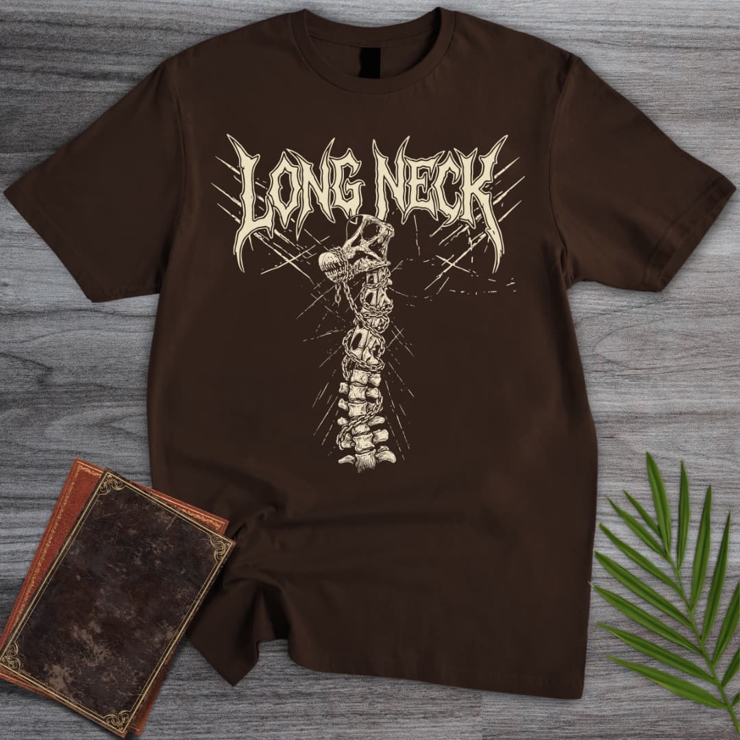 T-Shirt Dark Chocolate / S Metal Brachiosaurus & Chains T-Shirt