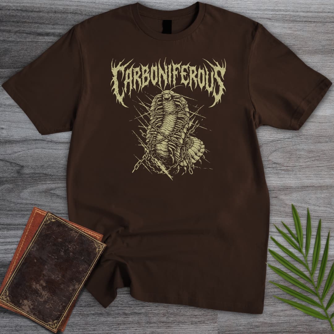 T-Shirt Dark Chocolate / S Metal Carboniferous and Chains T-Shirt